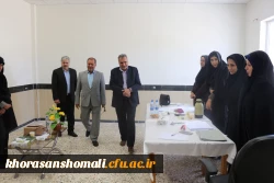 بازدید معاون هماهنگی امور اقتصادی و توسعه منابع انسانی استانداری خراسان شمالی از زیرساخت های دانشگاه فرهنگیان استان خراسان شمالی 6