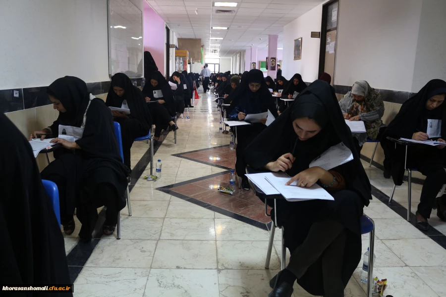 بازدید معاون فرهنگی و اجتماعی دانشگاه فرهنگیان  کشور از روند برگزاری آزمون اصلح در پردیس امام محمد باقر(ع) خراسان شمالی 2