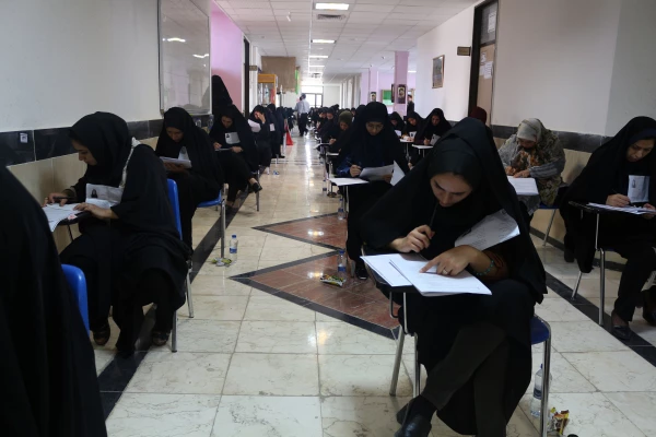 بازدید معاون فرهنگی و اجتماعی دانشگاه فرهنگیان  کشور از روند برگزاری آزمون اصلح در پردیس امام محمد باقر(ع) خراسان شمالی 2