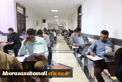 بازدید معاون فرهنگی و اجتماعی دانشگاه فرهنگیان  کشور از روند برگزاری آزمون اصلح در پردیس امام محمد باقر(ع) خراسان شمالی 2