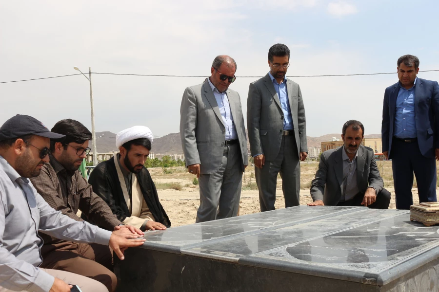 مراسم کلنگ زنی ساخت المان شهدای گمنام دانشگاه فرهنگیان خراسان شمالی انجام شد. 2