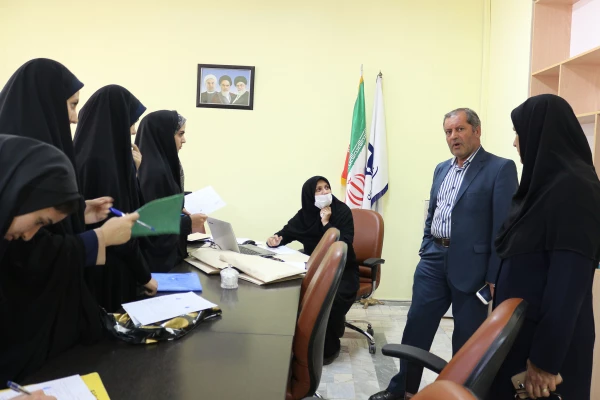 بازدید دکتر حبیب صفرزاده رئیس مدیریت امور پردیس های دانشگاه فرهنگیان خراسان شمالی از روند ثبت نام دانشجویان ورودی سال 1397 3