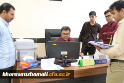 بازدید دکتر حبیب صفرزاده رئیس مدیریت امور پردیس های دانشگاه فرهنگیان خراسان شمالی از روند ثبت نام دانشجویان ورودی سال 1397 6