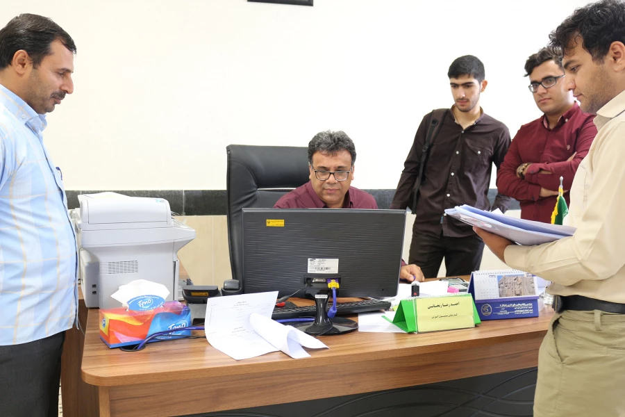 بازدید دکتر حبیب صفرزاده رئیس مدیریت امور پردیس های دانشگاه فرهنگیان خراسان شمالی از روند ثبت نام دانشجویان ورودی سال 1397 6