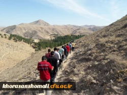 برگزاری اردوی یک روزه دانشجویان پردیس امام محمد باقر(ع) به مقصد کوه بابا موسی بجنورد در به مناسبت هفته تربیت بدنی 2