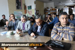 نشست کتابخوانی ویژه اساتید و دانشجویان دانشگاه فرهنگیان خراسان شمالی با همکاری  اداره کل کتابخانه های عمومی خراسان شمالی در کتابخانه پردیس امام محمد باقر(ع) برگزار شد. 2