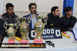 برگزاری مسابقات فوتبال دانشجویان پردیس امام محمد باقر(ع) بجنورد( پردیس برادران) به مناسبت گرامیداشت دوشهید گمنام  5