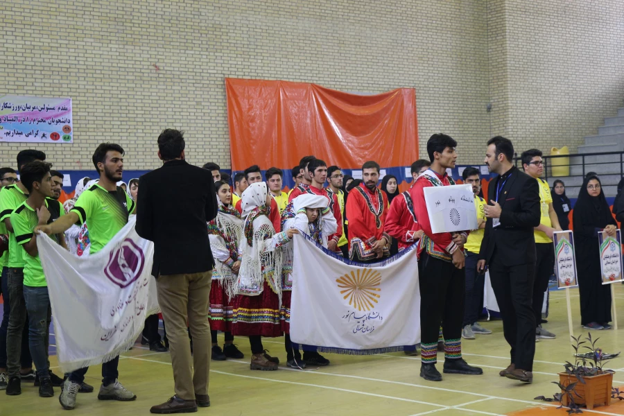 افتتاحیه المپیاد ورزشی دانشجویان دانشگاه ها و موسسات آموزش عالی استان خراسان شمالی(دختر وپسر)
 به مناسبت چهلمین سالگرد انقلاب اسلامی 8