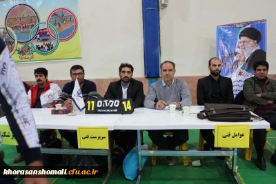 دانشگاه فرهنگیان خراسان شمالی به عنوان میزبان برگزاری مسابقات والیبال دانشجویان دانشگاه ها و موسسات آموزش عالی استان خراسان شمالی به مناسبت چهلمین سالگرد انقلاب اسلامی انتخاب شد.