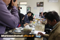 نشست خبری به مناسبت نکوداشت یکصدمین سال تاسیس تربیت معلم در دانشگاه فرهنگیان خراسان شمالی 2