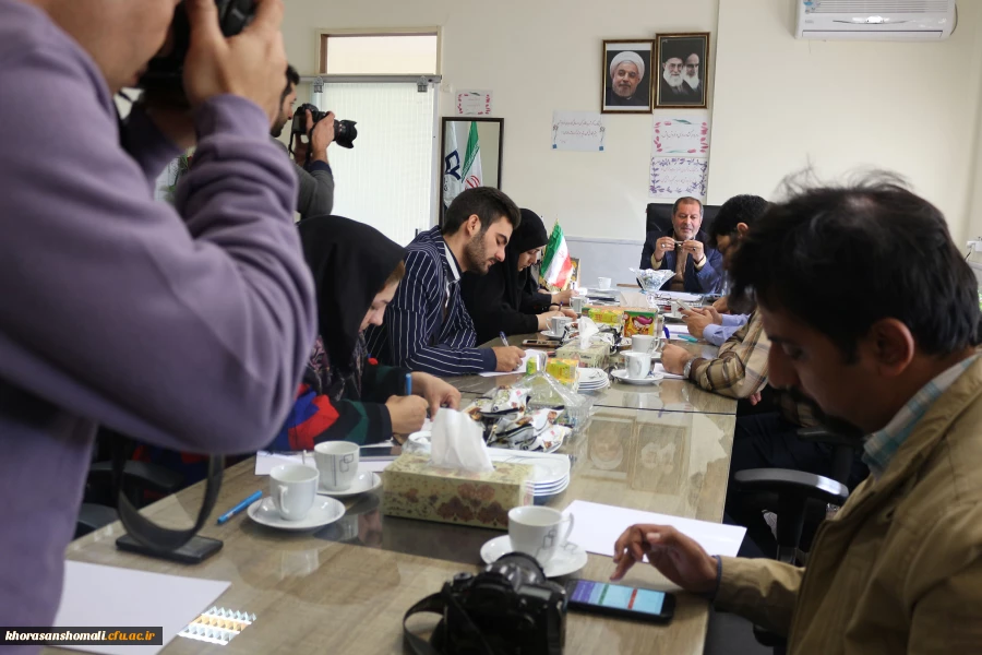 نشست خبری به مناسبت نکوداشت یکصدمین سال تاسیس تربیت معلم در دانشگاه فرهنگیان خراسان شمالی 2