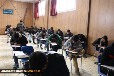 بازدید دکتر صفرزاده سرپرست دانشگاه فرهنگیان خراسان شمالی از روند 
برگزاری امتحانات پایان ترم دانشجویان پردیس های خراسان شمالی