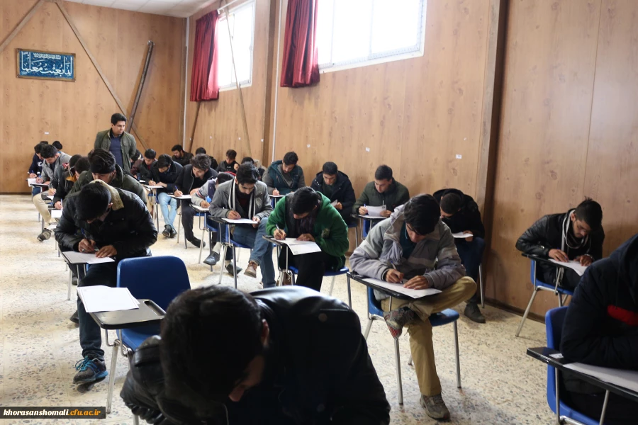 حضور دکتر صفرزاده سرپرست دانشگاه فرهنگیان خراسان شمالی از روند 
برگزاری امتحانات پایان ترم دانشجویان پردیس های خراسان شمالی 2