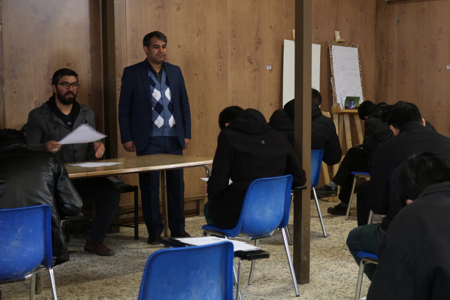 حضور دکتر صفرزاده سرپرست دانشگاه فرهنگیان خراسان شمالی از روند 
برگزاری امتحانات پایان ترم دانشجویان پردیس های خراسان شمالی 3