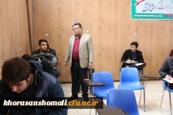 حضور دکتر صفرزاده سرپرست دانشگاه فرهنگیان خراسان شمالی از روند 
برگزاری امتحانات پایان ترم دانشجویان پردیس های خراسان شمالی 6