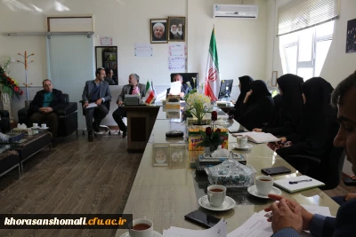 برگزاری نشست شورای فرهنگی و اجتماعی پردیس های خراسان شمالی با حضور دکتر صفرزاده سرپرست پردیس های خراسان شمالی