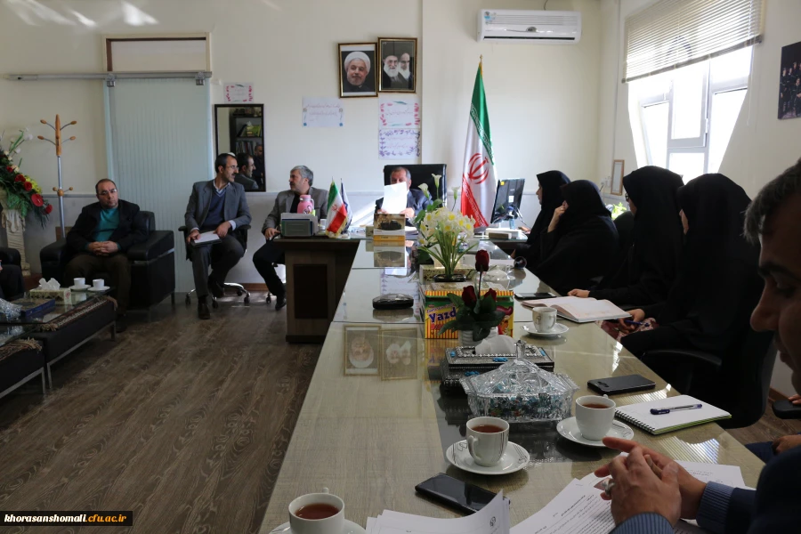 برگزاری نشست شورای فرهنگی و اجتماعی پردیس های خراسان شمالی با حضور دکتر صفرزاده سرپرست پردیس های خراسان شمالی 2