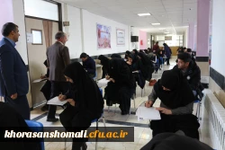 بازدید دکتر صفرزاده سرپرست دانشگاه فرهنگیان خراسان شمالی از روند برگزاری امتحانات پایان ترم 
دانشجویان ماده 28 /پردیس امام محمد باقر(ع) 2