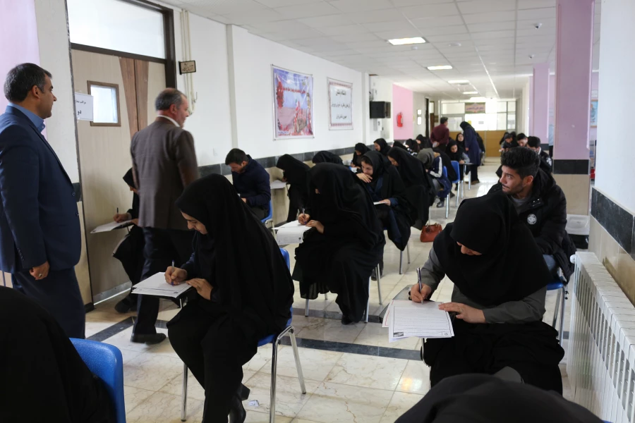 بازدید دکتر صفرزاده سرپرست دانشگاه فرهنگیان خراسان شمالی از روند برگزاری امتحانات پایان ترم 
دانشجویان ماده 28 /پردیس امام محمد باقر(ع) 2