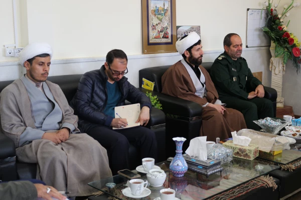 دیدار سردار شجاع جانشین قرارگاه آبادانی و عمران سپاه خراسان شمالی با دکتر صفرزاده سرپرست دانشگاه فرهنگیان خراسان شمالی 5