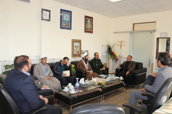 دیدار سردار شجاع جانشین قرارگاه آبادانی و عمران سپاه خراسان شمالی با دکتر صفرزاده سرپرست دانشگاه فرهنگیان خراسان شمالی 6