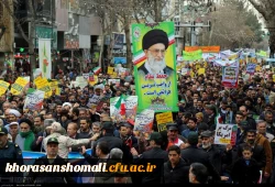 حضور کارکنان، اساتید و دانشجویان دانشگاه فرهنگیان خراسان شمالی در چهلمین سالگرد جشن پیروزی شکوهمند انقلاب اسلامی ایران در کنار مردم شهرستان بجنورد به روایت تصویر 10