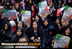 حضور کارکنان، اساتید و دانشجویان دانشگاه فرهنگیان خراسان شمالی در چهلمین سالگرد جشن پیروزی شکوهمند انقلاب اسلامی ایران در کنار مردم شهرستان بجنورد به روایت تصویر 13