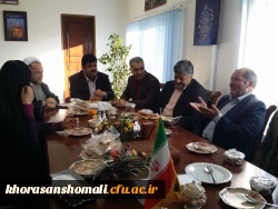 نشست صمیمی دکتر صفرزاده (مدیر کل سابق فرهنگ و ارشاد اسلامی استان گلستان) با مدیر کل فرهنگ و ارشاد اسلامی استان گلستان 2