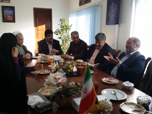 نشست صمیمی دکتر صفرزاده (مدیر کل سابق فرهنگ و ارشاد اسلامی استان گلستان) با مدیر کل فرهنگ و ارشاد اسلامی استان گلستان 2