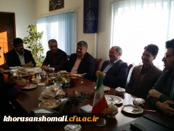 نشست صمیمی دکتر صفرزاده (مدیر کل سابق فرهنگ و ارشاد اسلامی استان گلستان) با مدیر کل فرهنگ و ارشاد اسلامی استان گلستان 2