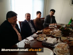 نشست صمیمی دکتر صفرزاده (مدیر کل سابق فرهنگ و ارشاد اسلامی استان گلستان) با مدیر کل فرهنگ و ارشاد اسلامی استان گلستان 2