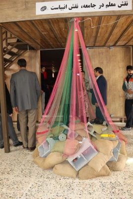 برگزاری مراسم  سالگرد دو شهید گمنام و اولین یادواره شهدای دانشجو معلمان دانشگاه فرهنگیان خراسان شمالی 9