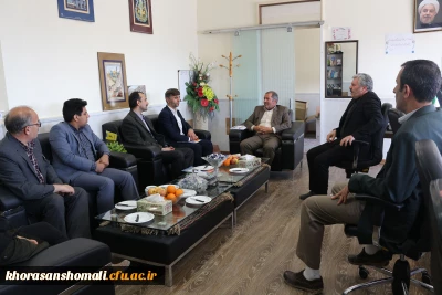 بازدید هیات نظارت، ارزیابی و تضمین کیفیت آموزش عالی استان خراسان شمالی(دانشگاه بجنورد) از پردیس های دانشگاه فرهنگیان خراسان شمالی