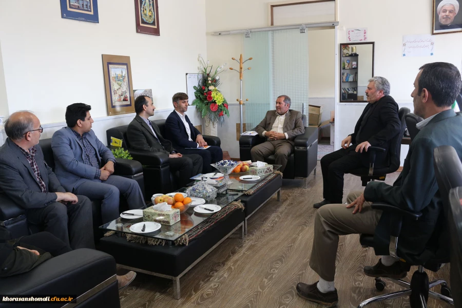 بازدید هیات نظارت، ارزیابی و تضمین کیفیت آموزش عالی استان خراسان شمالی از پردیس های دانشگاه فرهنگیان خراسان شمالی 2