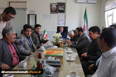 اولین روز کاری کارکنان پردیس های خراسان شمالی در سال 1398