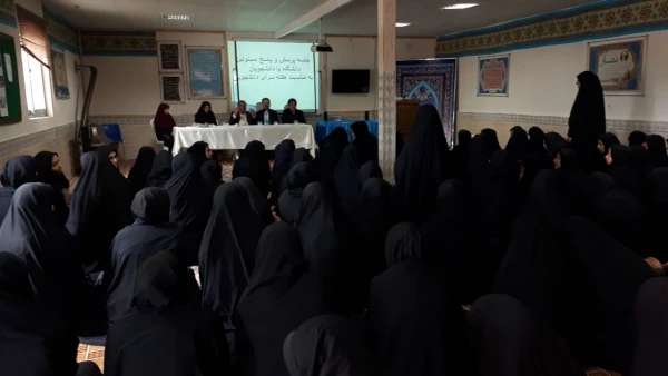 برگزاری جلسه پرسش و پاسخ دانشجویی پردیس امام جعفر صادق(ع) با حضور دکتر صفرزاده سرپرست دانشگاه فرهنگیان خراسان شمالی 3