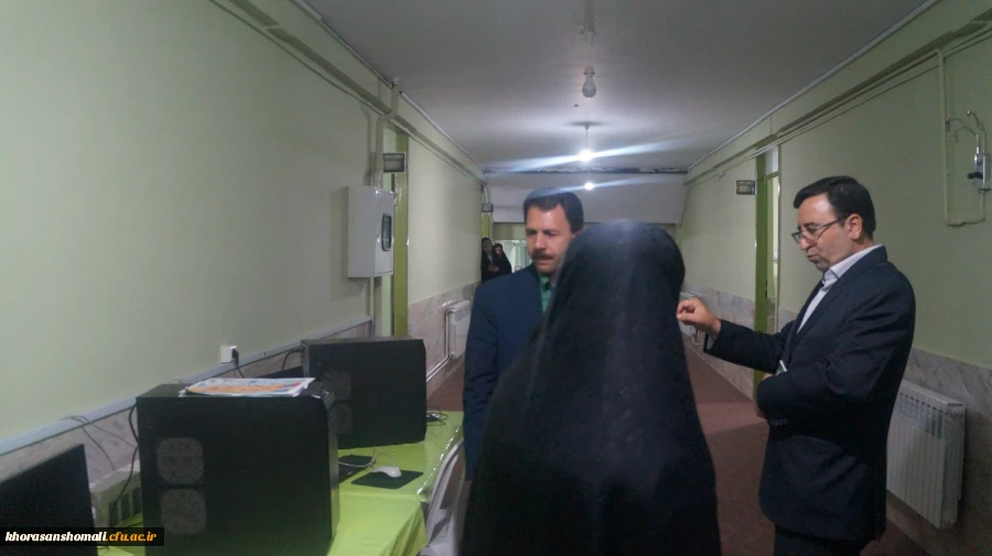 بازدید دکتر خوش آینه معاون پژوهش و برنامه ریزی اداره کل آموزش و پرورش خراسان شمالی از پردیس امام جعفر صادق(ع) 2