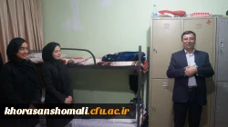 بازدید دکتر خوش آینه معاون پژوهش و برنامه ریزی اداره کل آموزش و پرورش خراسان شمالی از پردیس امام جعفر صادق(ع) 3