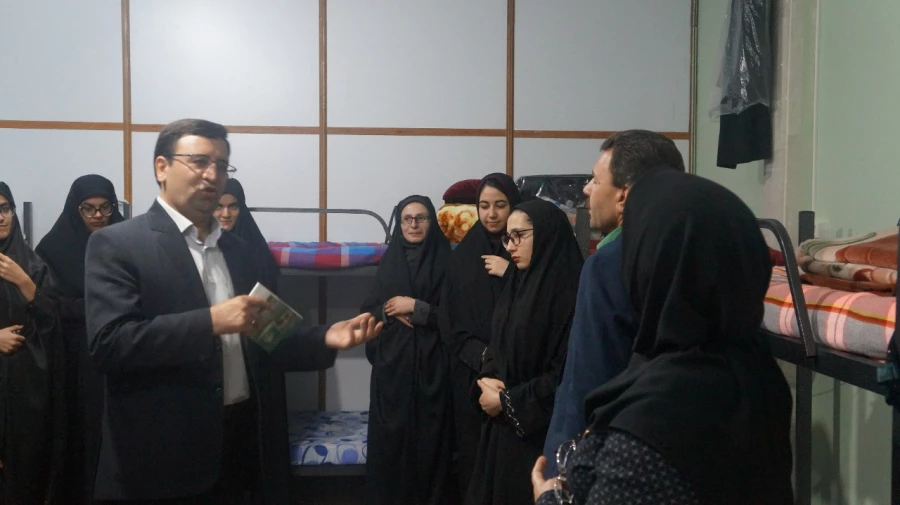 بازدید دکتر خوش آینه معاون پژوهش و برنامه ریزی اداره کل آموزش و پرورش خراسان شمالی از پردیس امام جعفر صادق(ع) 5