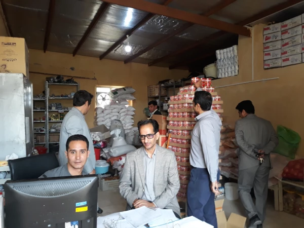 بازدید جمعی از کارکنان مدیریت پردیس های استان خراسان شمالی از انبارگردانی پردیس امام محمد باقر(ع) 3