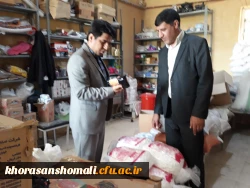 بازدید جمعی از کارکنان مدیریت پردیس های استان خراسان شمالی از انبارگردانی پردیس امام محمد باقر(ع) 5