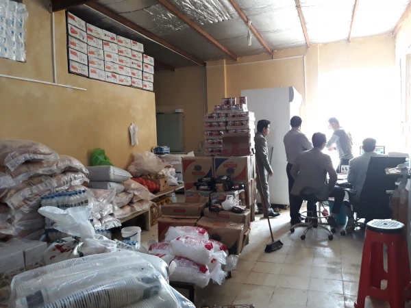 بازدید جمعی از کارکنان مدیریت پردیس های استان خراسان شمالی از انبارگردانی پردیس امام محمد باقر(ع) 6