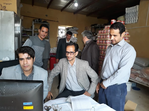 بازدید جمعی از کارکنان مدیریت پردیس های استان خراسان شمالی از انبارگردانی پردیس امام محمد باقر(ع) 8