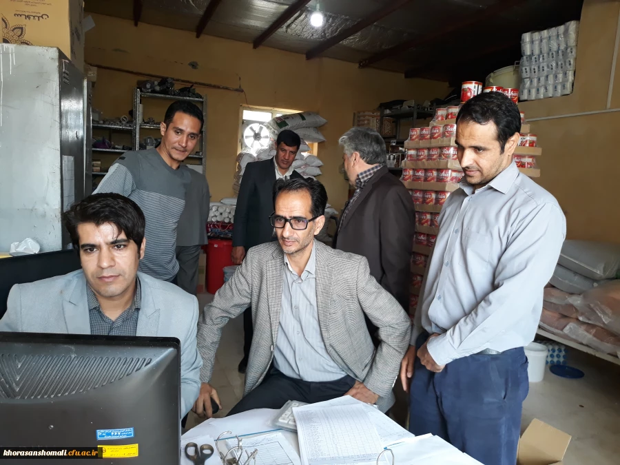 بازدید جمعی از کارکنان مدیریت پردیس های استان خراسان شمالی از انبارگردانی پردیس امام محمد باقر(ع) 8