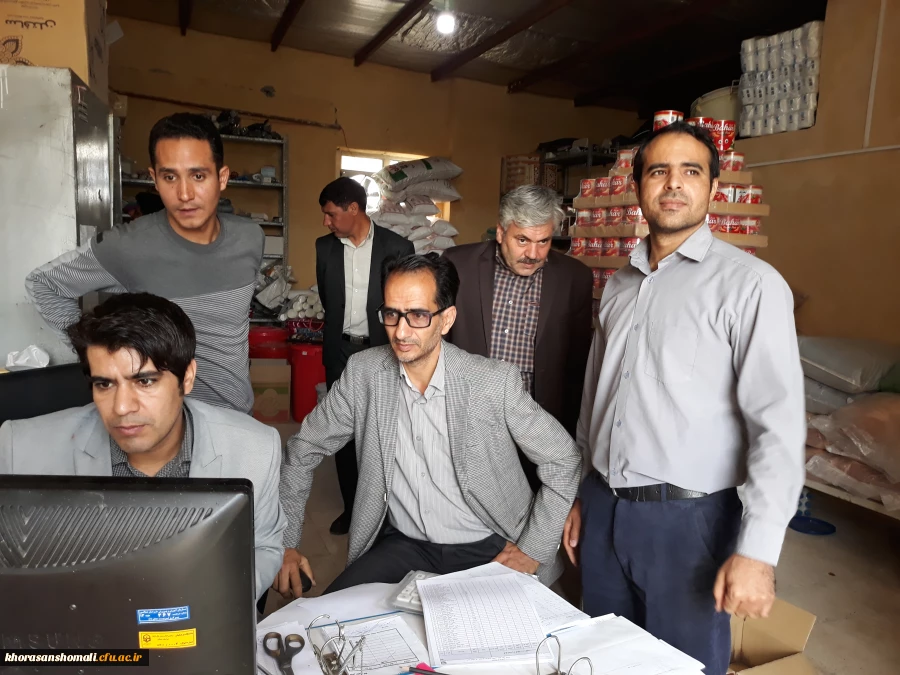 بازدید جمعی از کارکنان مدیریت پردیس های استان خراسان شمالی از انبارگردانی پردیس امام محمد باقر(ع) 9