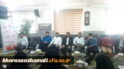 تقدیر نماینده ولی فقیه در استان خراسان شمالی از سرپرست دانشگاه فرهنگیان خراسان شمالی به مناسبت طرح ولایت استانی 5