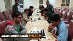 برگزاری مسابقات شطرنج  به مناسبت گرامیداشت هفته معلم بین دانشجویان پردیس امام محمد باقر(ع) 2