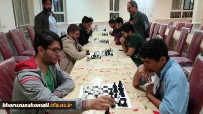 برگزاری مسابقات شطرنج  به مناسبت گرامیداشت هفته معلم بین دانشجویان پردیس امام محمد باقر(ع)
