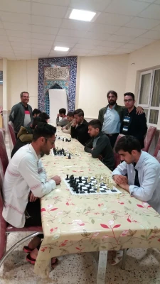 برگزاری مسابقات شطرنج  به مناسبت گرامیداشت هفته معلم بین دانشجویان پردیس امام محمد باقر(ع) 3