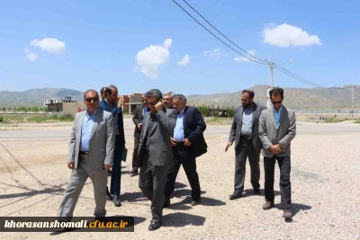 بازدید رئیس سازمان مدیریت و برنامه ریزی خراسان شمالی از دانشگاه فرهنگیان استان